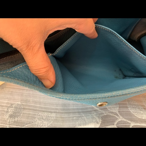 —SOLD ON INSTAGRAM—  Hermes Tsako bag in Blue jean - Picture 15 of 15